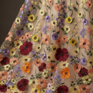 Kain Tile Bordir 3D Applique 10101A