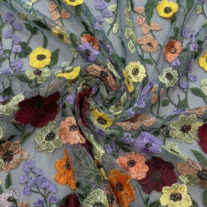 Kain Tile Bordir 3D Applique 10102A