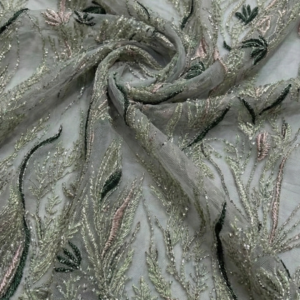 Kain Tile Bordir Payet Mewah 10091A