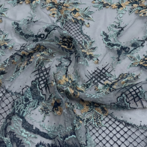 Embroidered Tulle 10021A